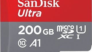 SanDisk 200GB Ultra microSDXC UHS-I Memory Card with Adapter...