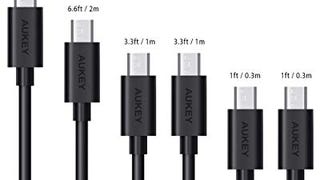 AUKEY Micro USB Cable Android Charger Cable 6-Pack 10ft...