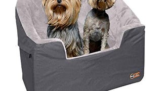 K&H Pet Product Bucket Booster Dog Car Seat, Elevated Pet...