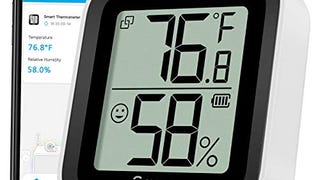 Govee Mini Hygrometer Indoor Thermometer Bluetooth Digital...