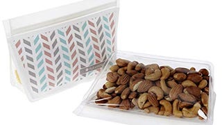 Full Circle ZipTuck Reusable Plastic Bags Snack Set,...