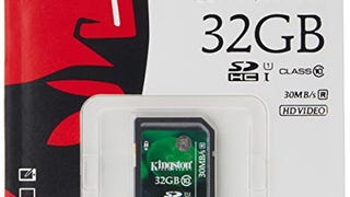 Kingston Digital 32 GB SDHC/SDXC Class 10 UHS-1 Flash Memory...