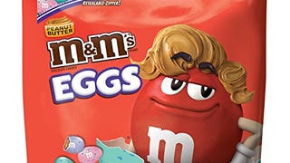 M&M's Easter Peanut Butter Chocolate Candy Speckled Eggs,...