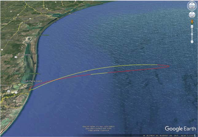 Spacex Super Heavy Booster-Fangversuchsprofil Für Den Eröffnungsstart. 