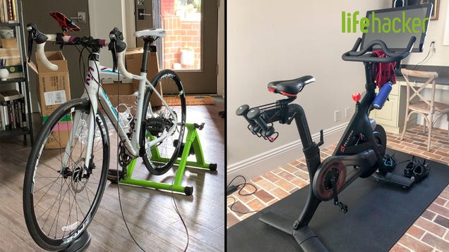 Use your own online bike indoors