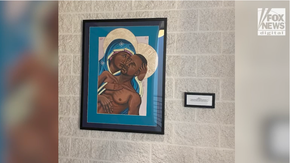 Controversial Artwork Depicting George Floyd Riles up Students at Catholic University