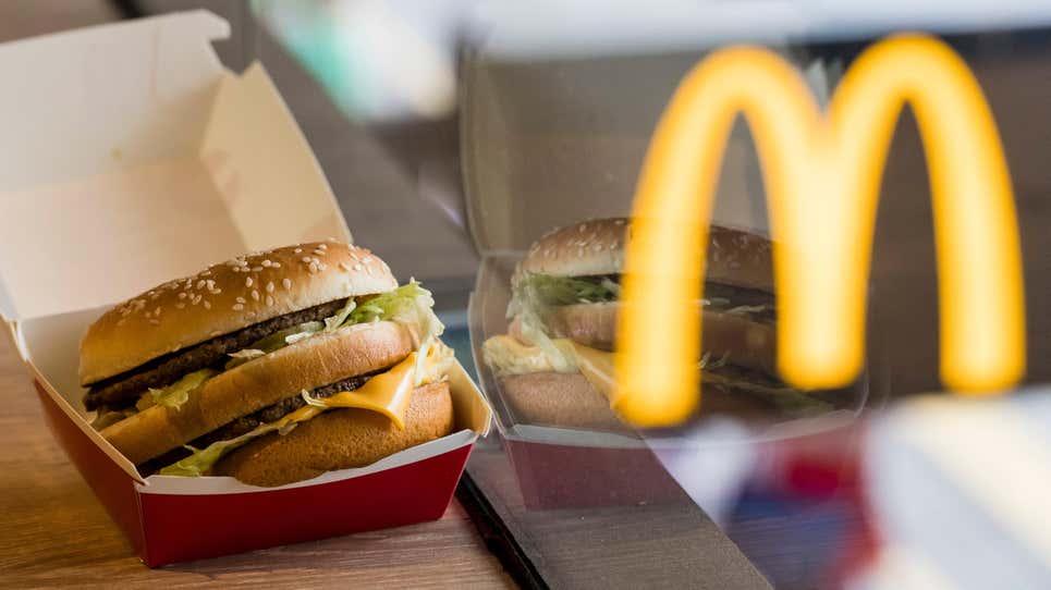 Iconic McDonald's burger 