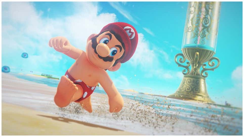 On the Nintendo Switch, Mario appears in Super Mario Odyssey. On the Nintendo Switch, Mario appears in Super Mario Odyssey.