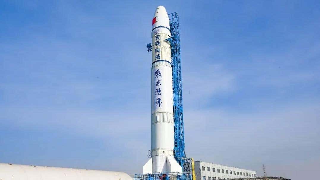 Die Tianlong-2-Rakete Von Space Pioneer. 