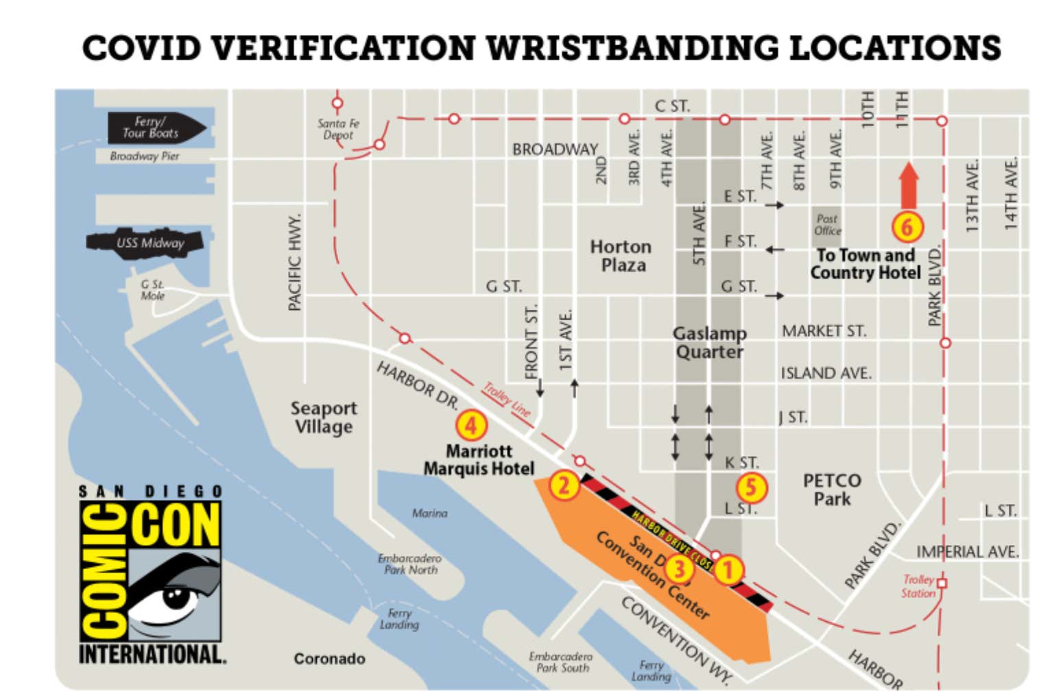 Comic-Con International Verification Map