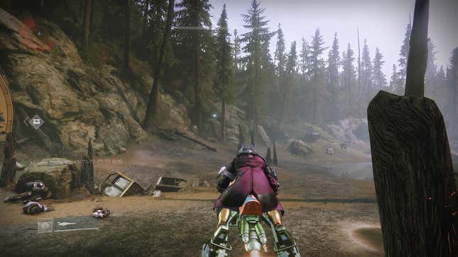 A third Vex cube appears in the EDZ woods.