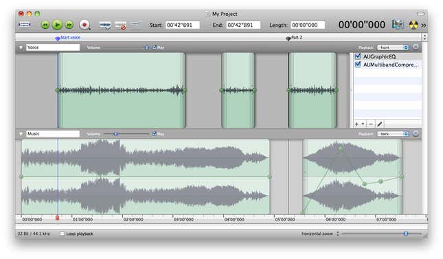 Amadeus Pro is a Mac exclusive audio editor.