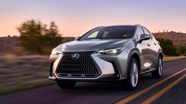 Image for article titled The New Lexus NX Doesn&#39;t Look That New, Until You Climb Aboard