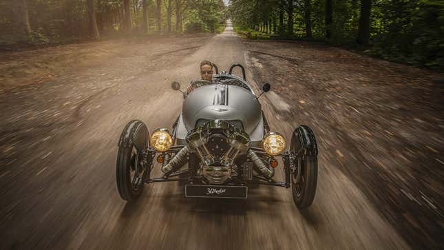 Image for article titled The Morgan 3 Wheeler Is a Brilliant Death Trap