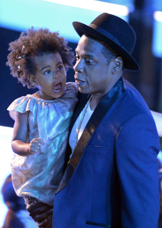 Image for article titled Blue Ivy&#39;s Natural Hair Journey