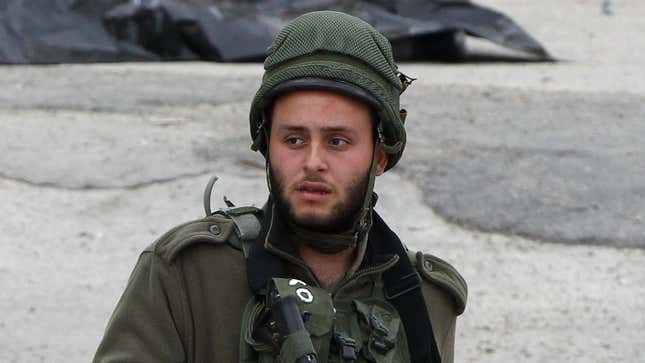 Image for article titled Patrolling West Bank Just Not Same Without Big Cone Of Chunky Monkey In Hand