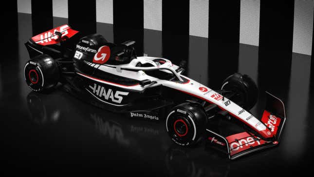 Haas’ new livery for the 2023 F1 season.