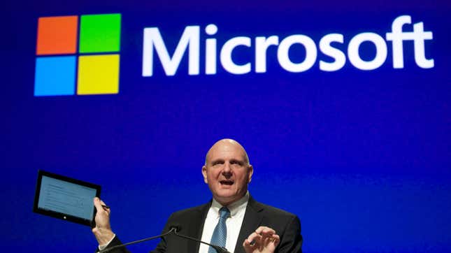 During his time as CEO from 2000 until 2014, Ballmer was a big proponent of the Surface and led Microsoft away from the smartphone boom—a decision that strained his relationship with founder Bill Gates. 