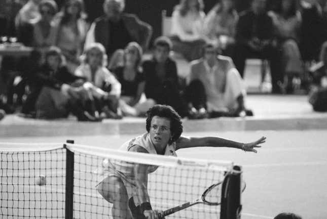 Billie Jean King revolutionized tennis.