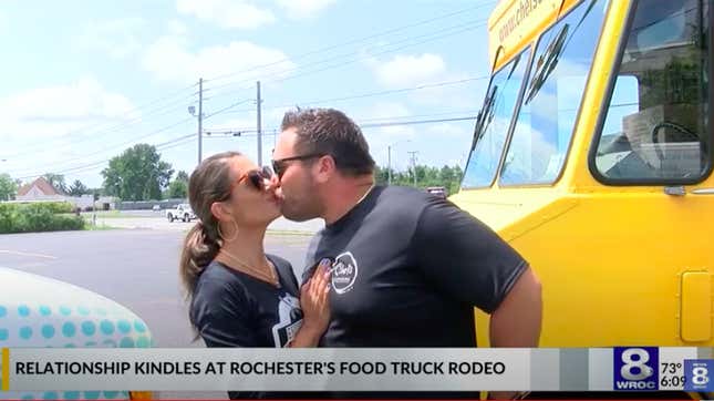 Image for article titled Real-life rom-com alert: rival food truck owners find true love