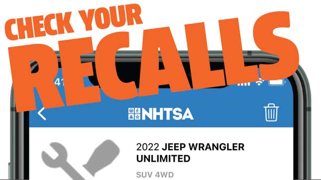 Image for article titled What To Do if You Think Your Car Is Under a Recall: 2023