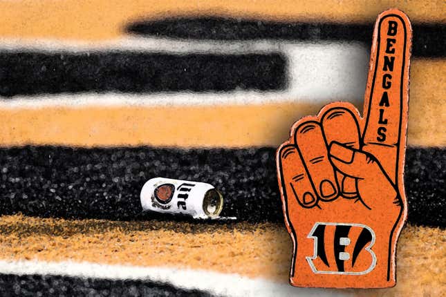 Cincinnati Bengals fans lead the league in beers per game according to  survey