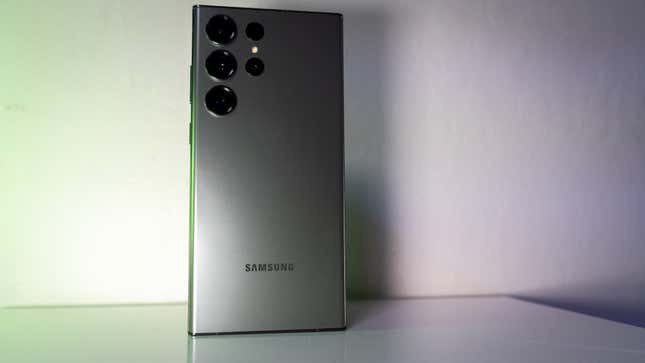 A photo of the Galaxy S23 Ultra