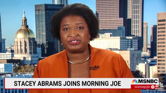 Image for article titled No, Stacey Abrams Didn&#39;t Say Abortion Can &#39;Solve Inflation&#39;