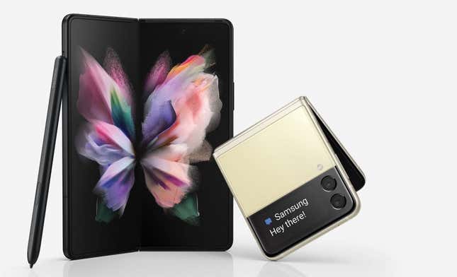 Imagen para el artículo titulado Los nuevos Galaxy Z Fold 3 y Galaxy Z Flip 3 ya están aquí. Esto es lo que cambia en los plegables de Samsung