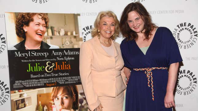 President of The Paley Center for Media, Pat Mitchell (left) and author Julie  Powell attend a screening of “Julie and Julia” at the Paley Center For  Media on August 4, 2009 in New York City.