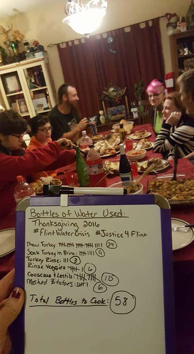 Image for article titled What Thanksgiving looks like for Flint, the city without safe drinking water