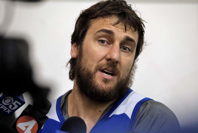 Andrew Bogut has been gone from the NBA for a few years now, but he still hasn’t shut up.
