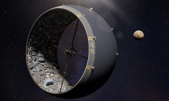 Imagen para el artículo titulado Astrofísicos proponen convertir asteroides rocosos en estaciones espaciales con gravedad artificial