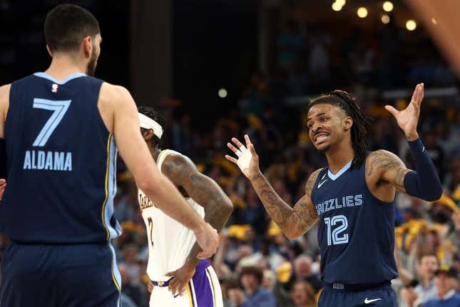 A hand injury to Memphis Grizzlies guard Ja Morant could spell trouble with the Lakers.