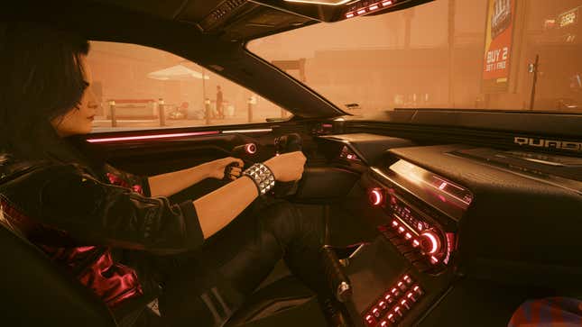 Image for article titled Cyberpunk 2077 Gets One Thing Right: Cars Need Buttons