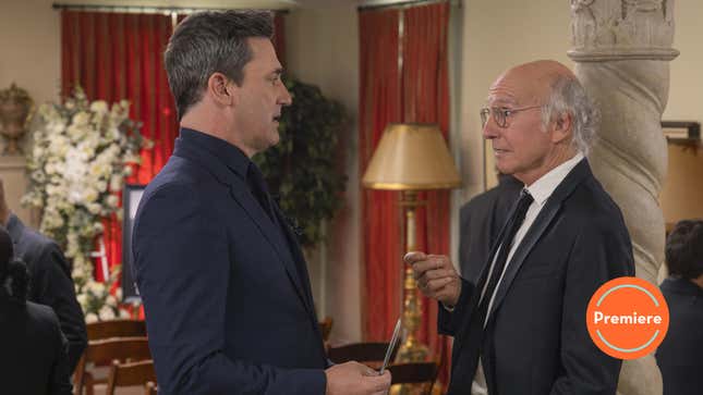 Jon Hamm and Larry David star in Curb Your Enthusiasm