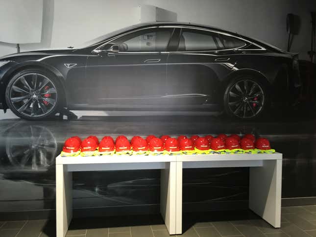 Image for article titled A rare, behind-the-scenes look at Tesla’s Gigafactory