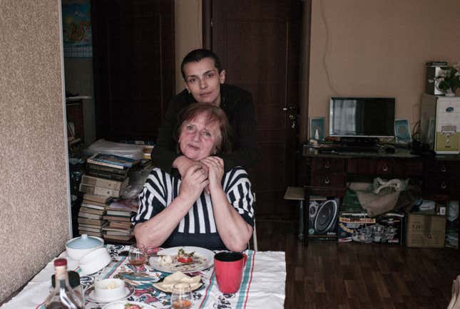 Natasha with her mother (Saint Petersburg, June 2102).