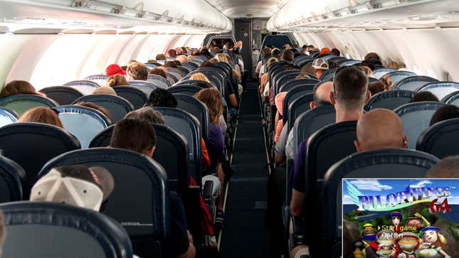 Image for article titled Pray For Us: We Just Learned The Captain On This Flight Has Never Played ‘Pilot Wings 64’ And Are Going To Storm The Cockpit