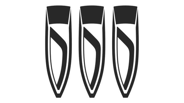 Image for article titled GM Trademarks Drawing Of Three Hair Clippers As New Buick Logo