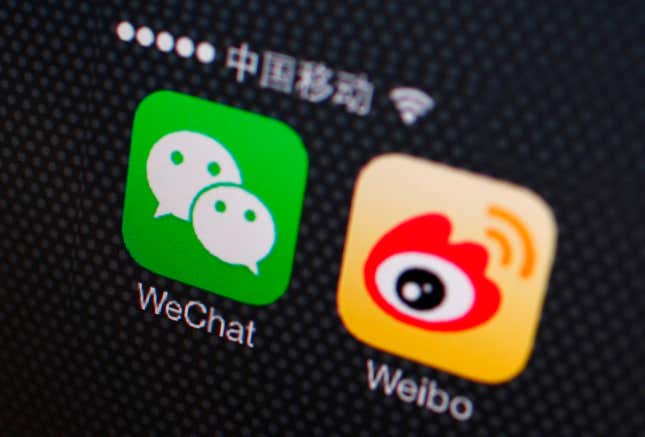 Weibo and WeChat: Two different approaches to the internet.