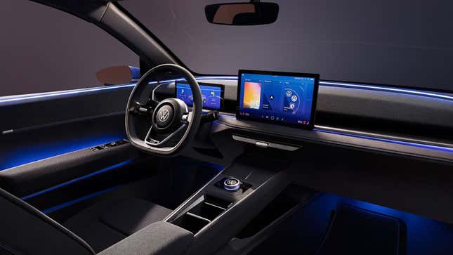 A render of the interior of the ID.2all concept car. 