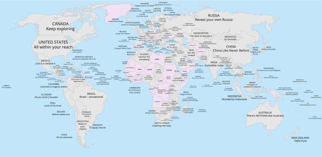 Image for article titled “The 45-minute country” and other terrible tourism slogans from countries around the world