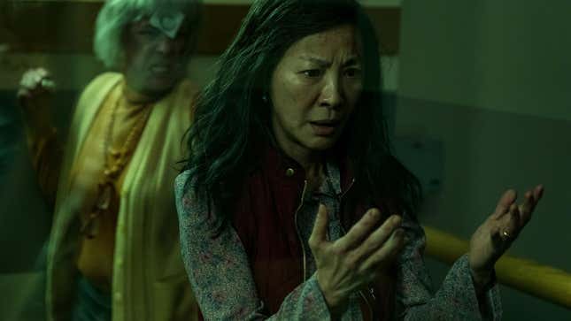 Image for article titled Michelle Yeoh on the roller coaster ride of Everything Everywhere All At Once