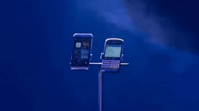 Image for article titled This is what the new BlackBerry phones look like
