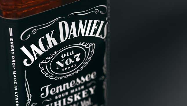 Jack Daniel's whiskey bottle label