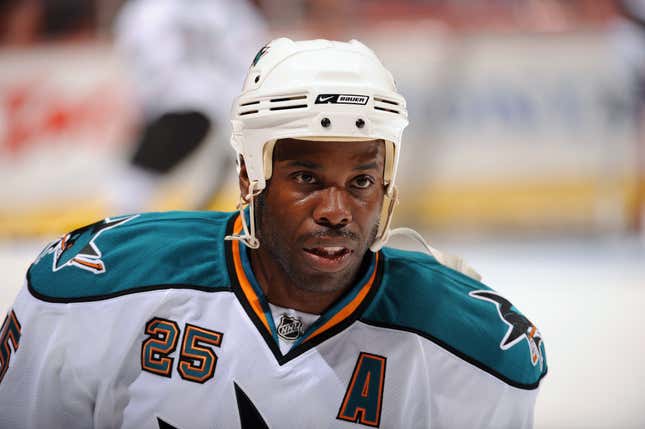 Mike Grier played for four teams in the NHL and is the first Black GM in league’s history.