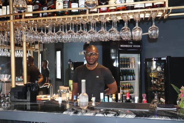 A man working at the Members’ Room. Men must be included in gender decisions.