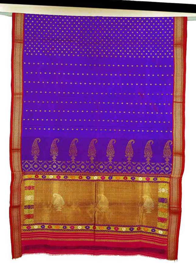 A Paithani sari.