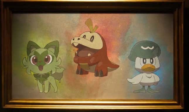 New starters for the next pokemon game. 